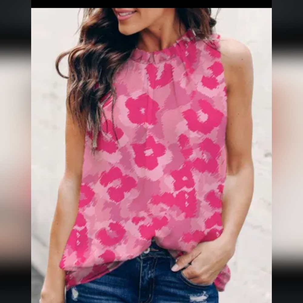 ♥️New Leopard frill neck tank - Picture 4 of 12